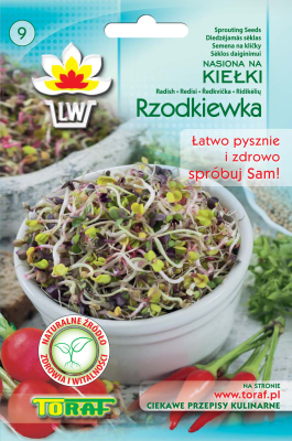 Nasiona na kiełki Rzodkiew China Rose 20gr