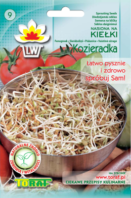 Nasiona na kiełki Kozieradka 20gr
