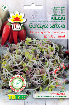 Nasiona na kiełki Gorczyca sarepska 30gr