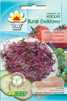 Nasiona na kiełki Burak ćwikłowy 10gr