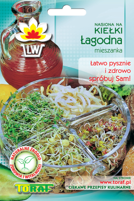 Nasiona na kiełki Łagodna mieszanka 10gr