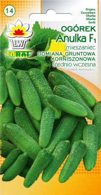 Ogórek gruntowy Anulka F1 5gr średnio wczesny - do konserwowania 