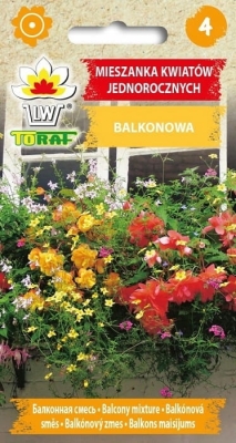 Mieszanka roślin balkonowa 1g nasiona kwiatów