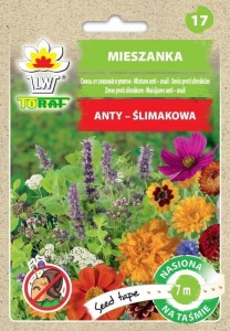 Mieszanka roślin Anty-ślimakowa na taśmie 7m nasiona kwiatów
