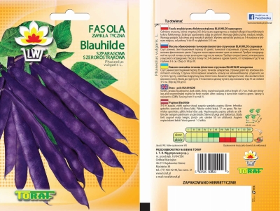 Fasola szparagowa tyczna Blauhilde 10g