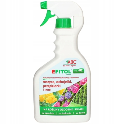 Efitol na mszyce, przędziorki rośliny ozdobne 600ml
