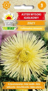 Aster igiełkowy wysoki żółty 1g