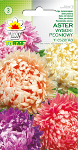 Aster peoniowy wysoki mix 1g