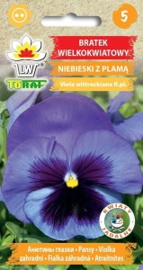 Bratek wielkokwiatowy Niebieski z plamką 0,2g