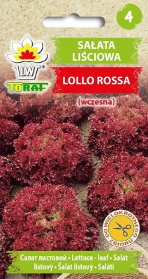 Sałata wczesna liściowa Lollo Rossa 1g