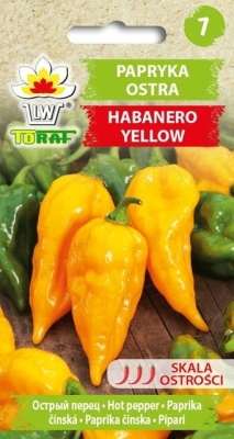 Papryka ostra Habanero Yellow 0,2g