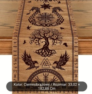Bieżnik na stół w stylu Boho